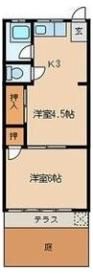第二平和荘の間取り画像