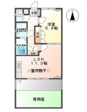 メゾンエスプリBの間取り画像