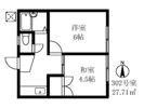 岩井マンションの間取り画像