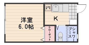 ル・クール東古松Ⅰの間取り画像