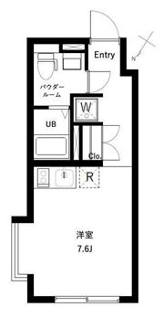 オーキッドレジデンス代々木 WESTの間取り画像