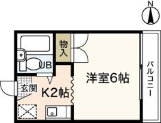 ウイング五日市の間取り画像