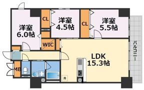 ル・マージュ新町の間取り画像