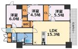 ル・マージュ新町の間取り画像