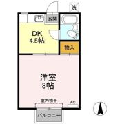 プレジール南昭和の間取り画像
