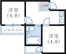 アメニティ東神戸の間取り画像