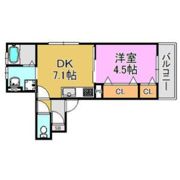 クリエオーレ福駅前の間取り画像