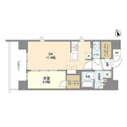 ドゥーエ入谷Ⅲの間取り画像