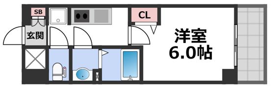 スプランディッド天王寺パークサイドの間取り画像