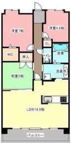 ロイヤルクレスト助信の間取り画像