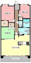 ロイヤルクレスト助信の間取り画像