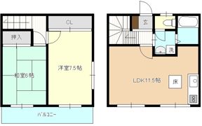 ファミーユ彩霞の間取り画像