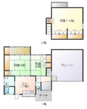 藤崎貸家の間取り画像