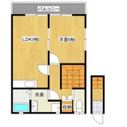 フェリチターレB棟の間取り画像