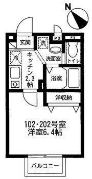 ラ・フルールFの間取り画像