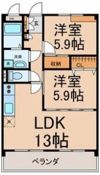 リヴェール ドミールの間取り画像