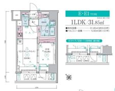 リヴシティ横濱関内弐番館の間取り画像