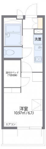 レオパレス東蟹屋の間取り画像