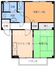 フォブール石手白石IIの間取り画像