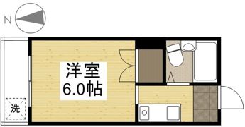 サンハイツ岡大Ⅰの間取り画像