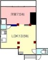 松縄コーポの間取り画像