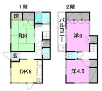 南町 加藤一戸建の間取り画像