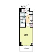 QCフラット北堀江の間取り画像