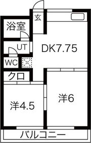 コーポ三樹の間取り画像
