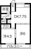 コーポ三樹の間取り画像