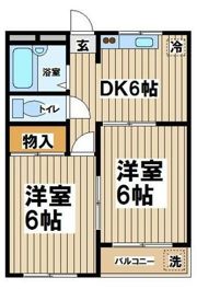 三鷹台パークハイツの間取り画像