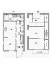 ウェストコートさぎやの間取り画像