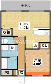 コンフォートハイツ小船越の間取り画像