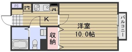 Casa Y．M．K B棟の間取り画像