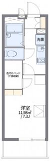 レオパレス熊大東の間取り画像