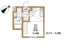 ハーミットクラブハウス横浜霞ヶ丘の間取り画像