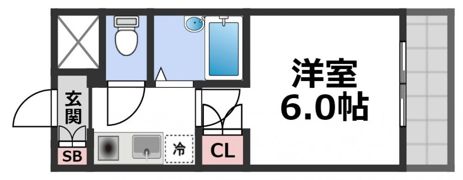 オズレジデンス関目の間取り画像