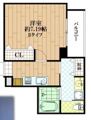 キャッスルパレス両国横網公園の間取り画像