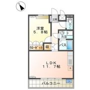 ハスヤマ Aの間取り画像