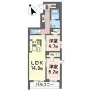 シャーメゾンハレムサシノ マーリエの間取り画像