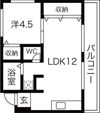 ハイツ中島の間取り画像
