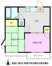 フラワーハイツB棟の間取り画像