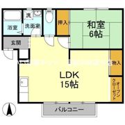 サンハイツ B棟の間取り画像