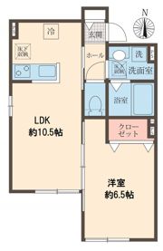 メゾン シャンテ ウワドの間取り画像
