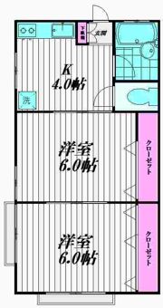 第5ハイムトシマの間取り画像