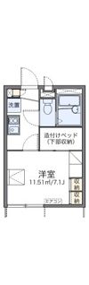 レオパレスコヅチⅢの間取り画像