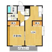 メゾンHATORI B棟の間取り画像