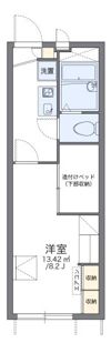 レオパレスこーぽ谷本Ⅱの間取り画像