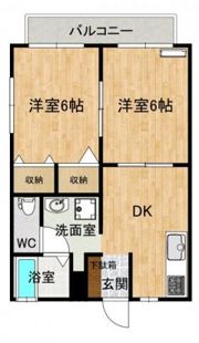 ディアスK2の間取り画像