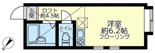 ユナイト小田栄シャンティーの間取り画像