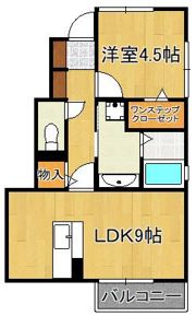 ベルクフェルトの間取り画像